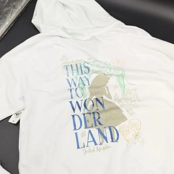 Disney Alice in Wonderland Zip Hoodie M - Picture 8 of 9